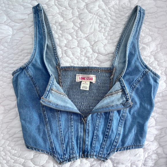 Denim Top - Picture 3 of 4